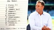 Shane Warne Disappointed With Australia's 14-Man ODI Squad Against India, Former Australian Spin Wizard Tweets His Own Team!