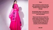 Sonam Kapoor Makes Diet Sabya APOLOGIZE for Taking a Dig at Her Anamika Khanna Outfit