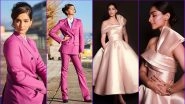 Sonam Kapoor in Calvin Klein Pantsuit and Mark Bumgarner Dress Is Every Fashion Lover&rsquo;s Dream (See Pics)
