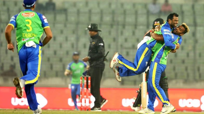 BPL 2019 Live Streaming, SS vs RK: Get Live Cricket Score, Watch Free Telecast of Sylhet Sixers vs Rajshahi Kings on Gazi TV & Online BPL 2019 Live Streaming, SS vs RK: Get Live Cricket Score, Watch Free Telecast of Sylhet Sixers vs Rajshahi Kings on Gazi TV & Online