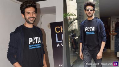 Kartik Aaryan Becomes the New Face of PETA India – View Pics of the Actor at the Launch
