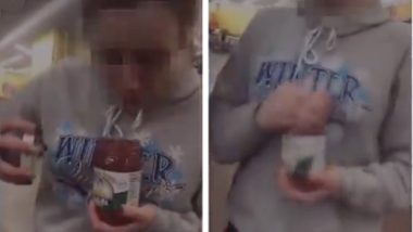 Kansas: A Sickening Video Shows Teen Spit into Salsa Jar at Walmart (Watch Video)