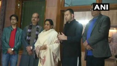 Lok Sabha Elections 2019: BJP Won't Win Even One Seat in Uttar Pradesh, Says Tejashwi Yadav After Meeting Mayawati