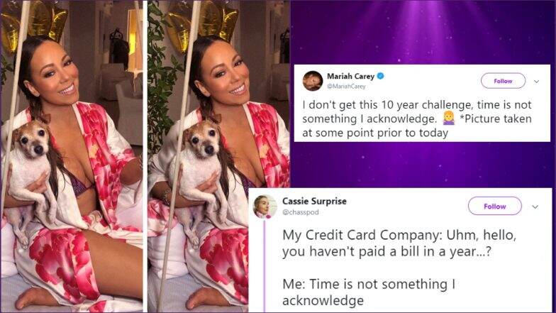 Mariah CareyтАЩs #10YearChallenge Response тАШTime Is Not Something I AcknowledgeтАЩ Becomes Quote of the Year and Fodder of Hilarious Memes! Mariah CareyтАЩs #10YearChallenge Response тАШTime Is Not Something I AcknowledgeтАЩ Becomes Quote of the Year and Fodder of Hilarious Memes!