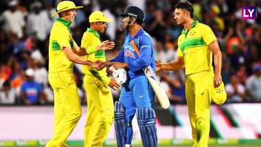 Live Cricket Streaming of India vs Australia Gillette ODI Series 2019 on SonyLIV: Check Live Cricket Score, Watch Free Telecast Details of IND vs AUS 3rd ODI Match on TV & Online