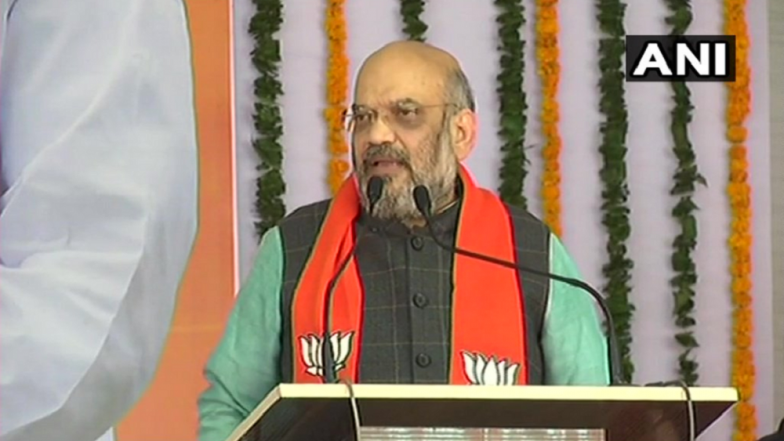 Maharashtra: Amit Shah Warns Shiv Sena, Says If There Is No Tie-Up, BJP Will Defeat Ex-Allies in Lok Sabha Elections 2019