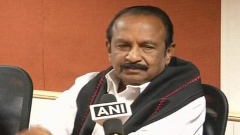 Tamil Nadu: BJP Flays MDMK Vaiko for Holding Black Flag Demo Against PM Narendra Modi