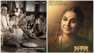 NTR Biopic New Posters: Vidya Balan as NTR's Wife Basavatarakam Looks Convincing and Beautiful!