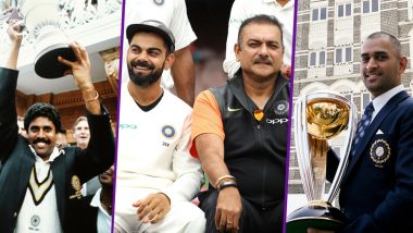 Ravi Shastri and Virat Kohli Trolled on Twitter for Saying India’s Test Series Win in Australia Bigger Than World Cup Victories; View Funny Messages