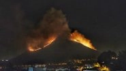Wildfires Rage on Cape Town's Lion's Head Mountain