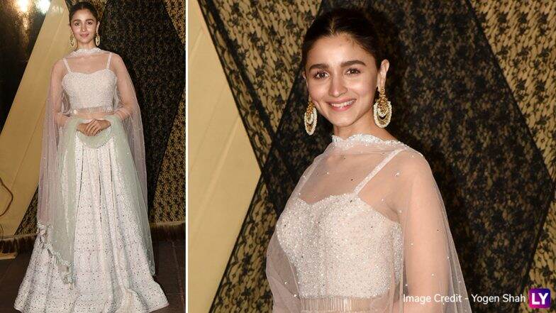 Alia Bhatt Looks Amazingly Gorgeous in This White Lehenga 