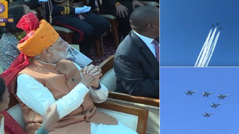 India Republic Day Parade 2019 Highlights: Breathtaking Air Formations by IAF End Marquee R-Day Event