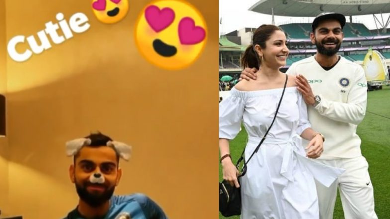 Virat Kohli Declared Man of the Match, While Anushka Sharma Declares Him a 'Cutie' – Watch Video