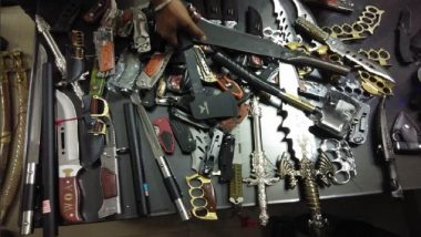 Mumbai: Swords, Machetes, Axes Among Over 100 Weapons Seized From BJP Leader's Shop in Dombivali