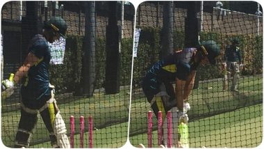 Tim Paine, Nathan Lyon, Usman Khawaja & Others Hit the Nets Ahead of India vs Australia 2019, Fourth Test (See Pics)