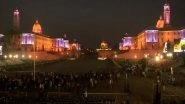 Beating The Retreat Ceremony Tomorrow to End Republic Day 2019 Celebrations; Delhi's Vijay Chowk, Raisina Hills Lit Up