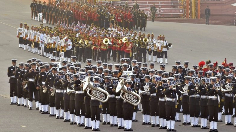 Beating The Retreat 2020 Live Streaming on Doordarshan: Watch Live Telecast of Massed Band Performance by Indian Forces to Conclude Republic Day 2020 Festivities