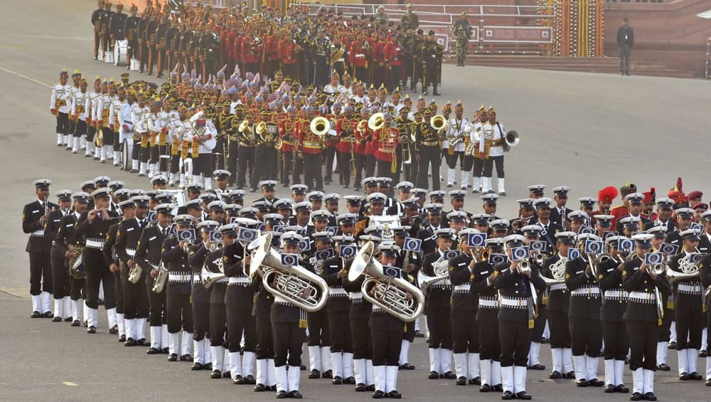 Beating The Retreat 2020 Live Streaming on Doordarshan: Watch Live Telecast of Massed Band Performance by Indian Forces to Conclude Republic Day 2020 Festivities Beating The Retreat 2020 Live Streaming on Doordarshan: Watch Live Telecast of Massed Band Performance by Indian Forces to Conclude Republic Day 2020 Festivities