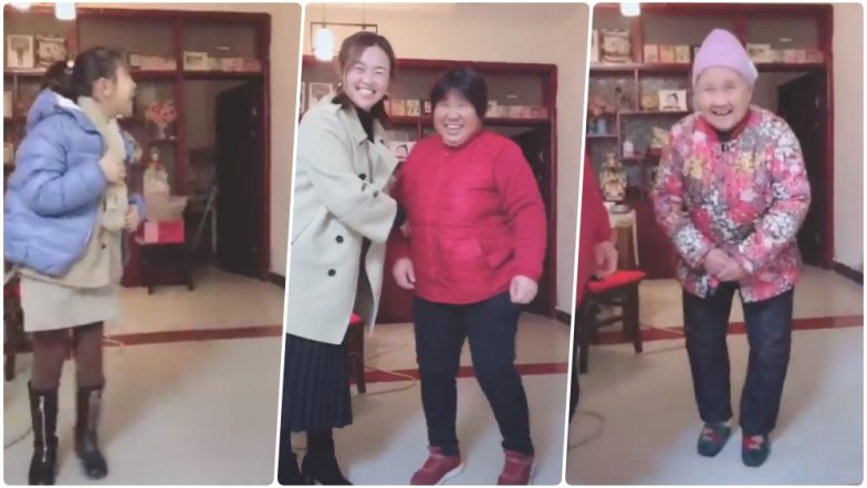 China’s Four Generations Challenge Is the Cutest Meme of 2019; Netizens Can’t Agree More (Watch Video)