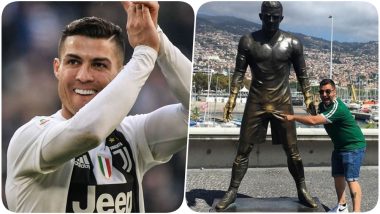 Cristiano Ronaldo's Crotch Is Buffing, Thanks to Constant Touching By Fans! Juventus Player's Statue Erected at Museum in Funchal Catches Attention (View Pics)