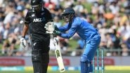 MS Dhoni&rsquo;s Lighting Quick Stumping During Ind vs NZ 2019, 1st ODI to Dismiss Lockie Ferguson is Too Good to be Missed (Watch Video)