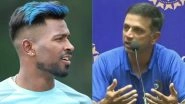 Rahul Dravid Reacts on Hardik Pandya, KL Rahul KWK 6 Controversy; Says 'Let&rsquo;s Not Overreact Please'