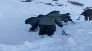 Avalanche Hits Khardung La in Ladakh, 5 Bodies Recovered From Under The Snow, Search On For More People Trapped