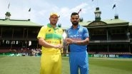 India vs Australia 1st ODI 2019 Highlights: AUS Win by 34 Runs, IND 254/9 in 49 Overs (Target 289)
