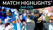 IND vs NZ 2nd ODI 2019 Stats Highlights: India Beat New Zealand by 90 Runs, Take 2-0 Lead