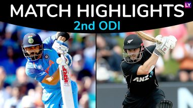 IND vs NZ 2nd ODI 2019 Stats Highlights: India Beat New Zealand by 90 Runs, Take 2-0 Lead