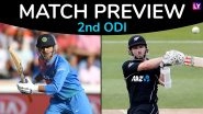 IND vs NZ, 2nd ODI 2019 Preview: India Aims to Double Their Lead, New Zealand Look to Draw Level