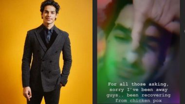 Ishaan Khatter Down With Chicken Pox and Up With Goofiness - Watch Video