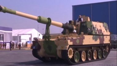 Narendra Modi Takes Ride in L&T-Built Howitzer, Showcases Make in India in Defence