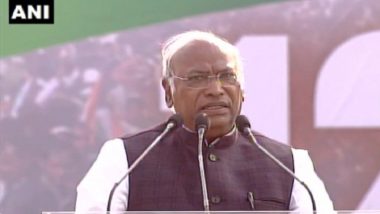 United India Rally in West Bengal: Sonia Gandhi and Rahul Gandhi Have Sent Good Wishes for Opposition Rally, Says Mallikarjun Kharge