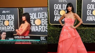 Golden Globe Awards 2019: The Good Place Actor Jameela Jamil Takes E News’ Hilarious Mistake in Stride