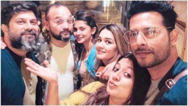 Bepannaah: Jennifer Winget Catches Up With Bestie Sehban Azim and Team After She Returns From Her Kashmir Vacation – View Pic