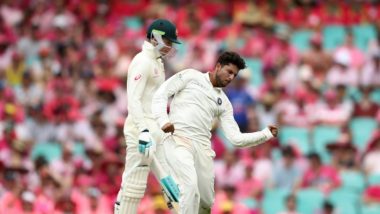 Kuldeep Yadav Gets Maiden Five-Wicket Haul in Australia During Sydney Test; Equals 64-Year-Old Record