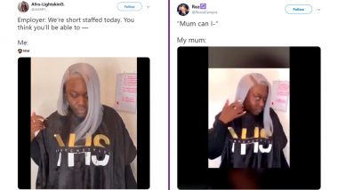Video of a Woman Flaunting Her Hairstyle Goes Viral and Turns Into a Hilarious Meme (Watch Video)