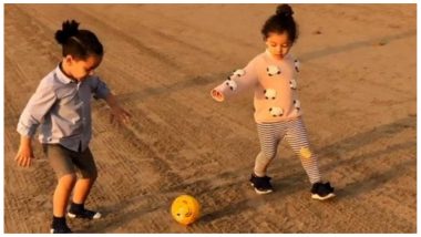 Misha Kapoor and Isana Kapoor's Adorable Moments Playing on a Beach Cannot be Missed! (View Pics)