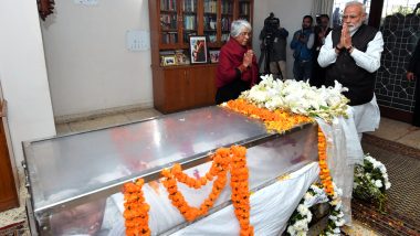 George Fernandes Funeral: Former Defence Minister to be Cremated at Delhi's Lodhi Road Crematorium Today, Ashes to be Buried