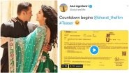 Bharat Teaser Out on January 26? Producer of Salman Khan and Katrina Kaif&rsquo;s Eid Release Gives a Tantalising Hint! Watch Video