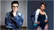 Karan Johar Takes a Dig at Kangana Ranaut's 'Love' for Nepotism (Watch Video)