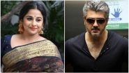 Vidya Balan Comes on Board For Thala Ajith's Tamil Remake of Pink