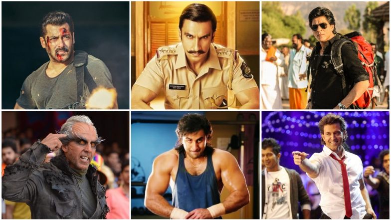 Rs 100 Crore Club: Salman Khan, Akshay Kumar, Shah Rukh Khan, Ranveer Singh – Top 10 Bollywood Actors (Male) With Maximum Number of Films, Ranked