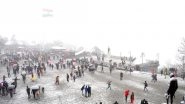 Shimla and Manali Receive Fresh Snowfall Yet Again; Tourists Celebrate