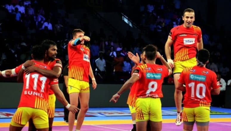 Gujarat Fortunegiants vs UP Yoddha, PKL 2018–19, Qualifier 2 Match Live Streaming and Telecast Details: When and Where to Watch Pro Kabaddi League Season 6 Match Online on Hotstar and TV? Gujarat Fortunegiants vs UP Yoddha, PKL 2018–19, Qualifier 2 Match Live Streaming and Telecast Details: When and Where to Watch Pro Kabaddi League Season 6 Match Online on Hotstar and TV?