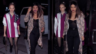 Priyanka Chopra and Sophie Turner Step Out for Dinner and We Wonder If They Discussed Game of Thrones or Bridesmaids Duties – View Pics