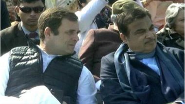 Is Nitin Gadkari Dissenting Against BJP? Bonhomie With Rahul Gandhi at Republic Day 2019 Parade Fuels Speculations