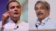 Rahul Gandhi Writes Back to Manohar Parrikar, Says 'Our Meeting Forced You to Demonstrate Your Loyalty to PM Modi'