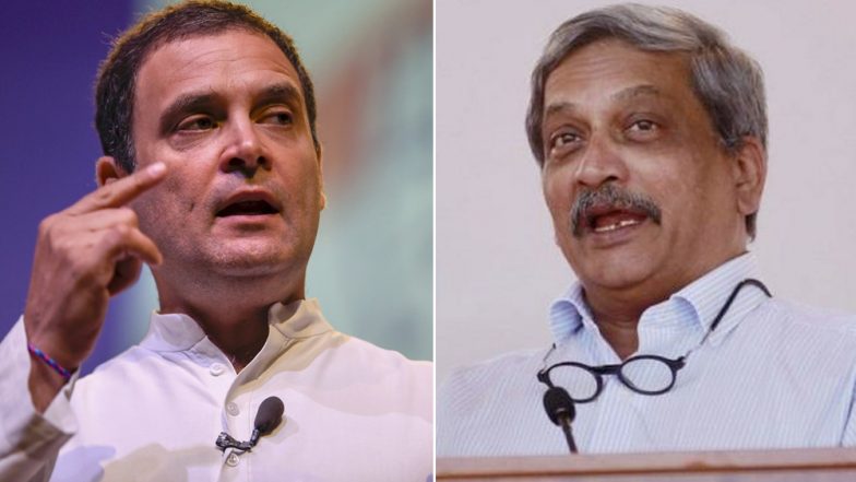 Rahul Gandhi Writes Back to Manohar Parrikar, Says 'Our Meeting Forced You to Demonstrate Your Loyalty to PM Modi'